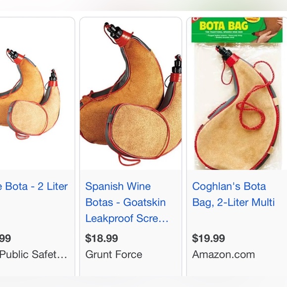 Spain Wine Bag | Vintage Leather Carry Wine SAK | Bar Decor | Drink Bota Spanish - Picture 8 of 8